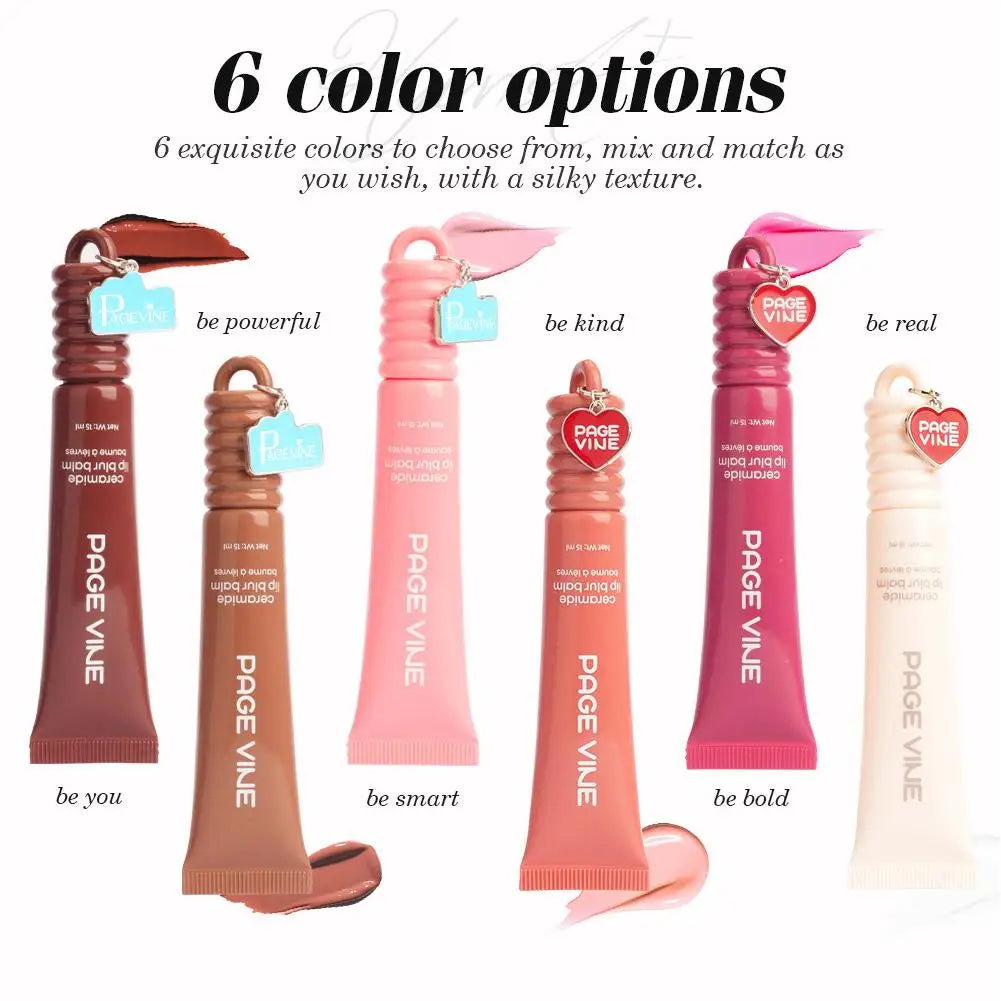Baume à lèvres coque de téléphone brillant à lèvres liquide hydratant rouge à lèvres Toast expresso framboise gelée Transparent vernis à lèvres