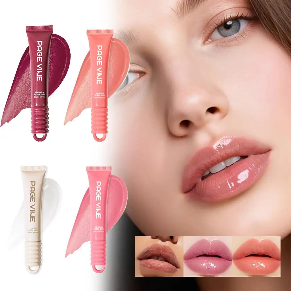 Baume à lèvres coque de téléphone brillant à lèvres liquide hydratant rouge à lèvres Toast expresso framboise gelée Transparent vernis à lèvres