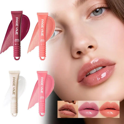 Baume à lèvres coque de téléphone brillant à lèvres liquide hydratant rouge à lèvres Toast expresso framboise gelée Transparent vernis à lèvres